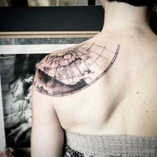 Map Tattoo On Back