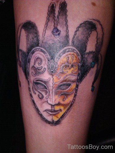 Mask Tattoo Design