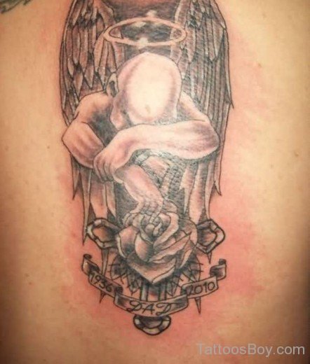 Memorial Angel Tattoo 364-TB1037