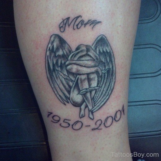 Memorial Angel Tattoo