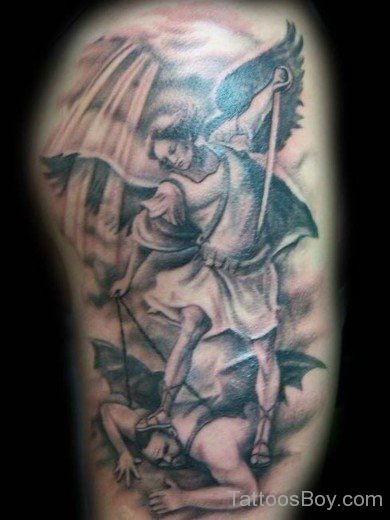 Memorial Angel  Warrior Tattoo-TB1031