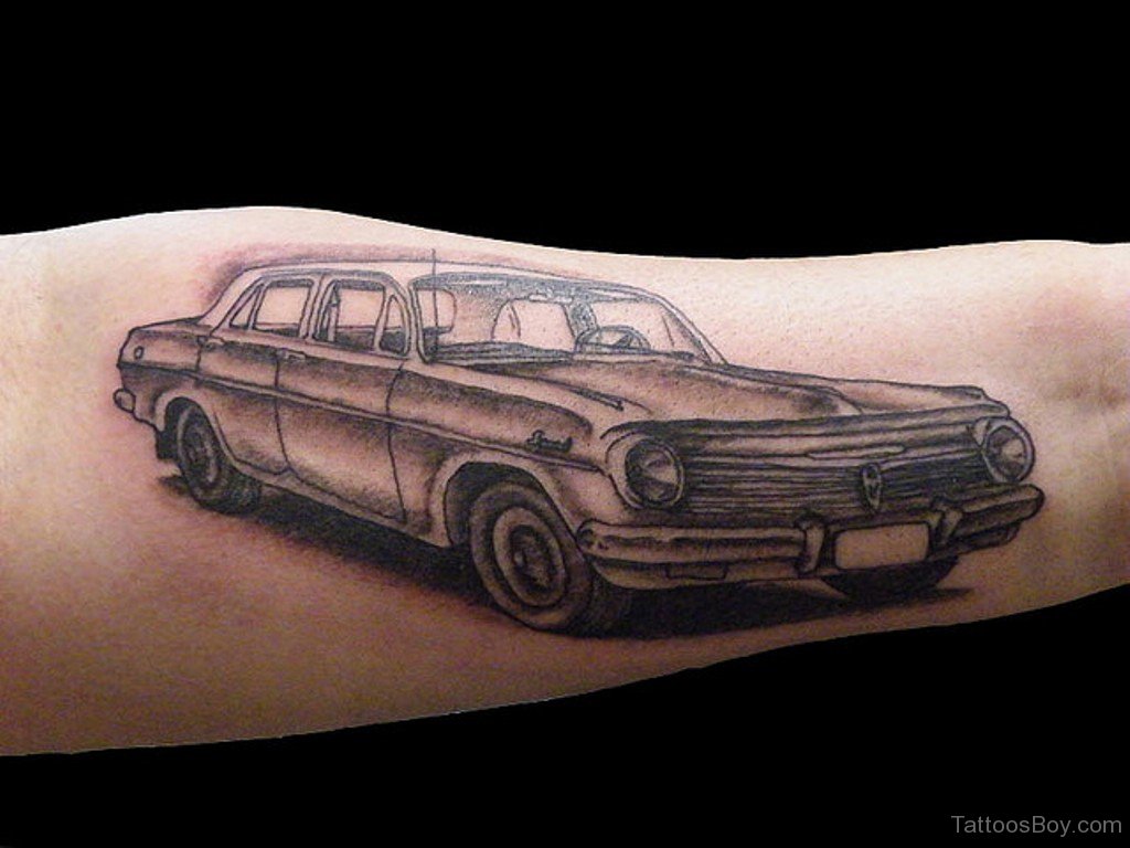 Mind Blowing Car Tattoo.