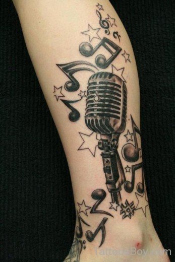 Muical Instrument Tattoo