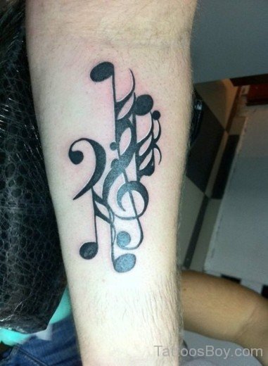 Music Notes Tattoo Design- TB1048