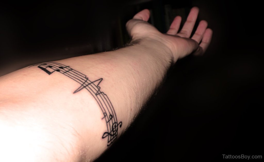 Music Tattoo Design On Arm | Tattoo Designs, Tattoo Pictures