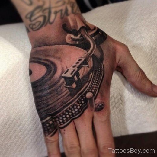 Music Tattoo On Hand- TB1076