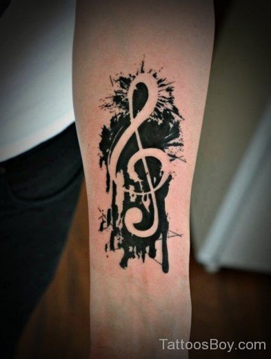 Music Tattoo On Wrist- TB1081