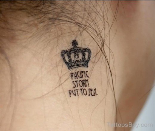 Nice Crown Tattoo-TB1445