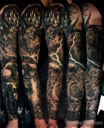 Nice Full Sleeve Tattoo-TB1085