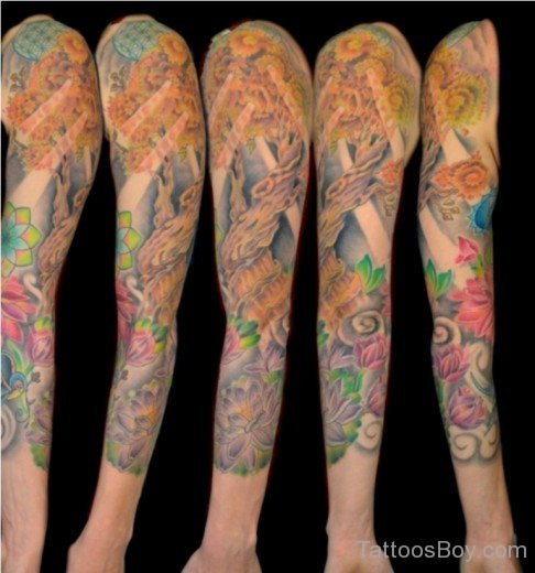 Nice Full Sleeve Tattoo