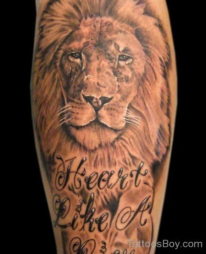 Nice Lion Tattoo
