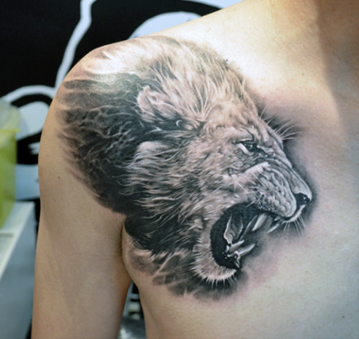 Nice Lion Tattoo