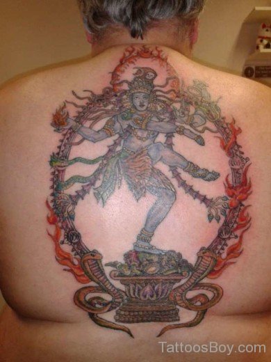 Nice Lord Shiva Tattoo-TB156