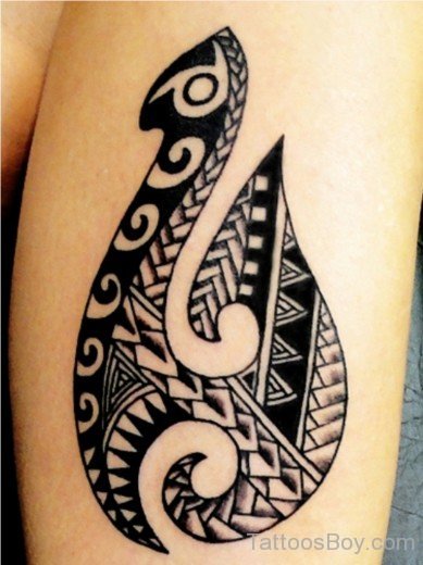 Maori Tribal Tattoo Design 