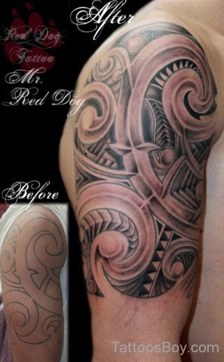 Nice Maori Tribal Tattoo-TB1167