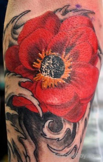 Nice Poppy Tattoo