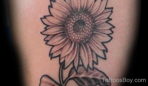 Nice Sunflower Tattoo-TB1249