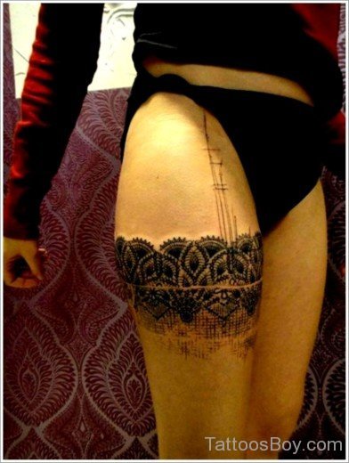 Nice Thigh Tattoo