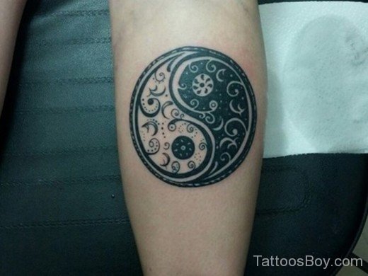 Nice Yin Yang Tattoo