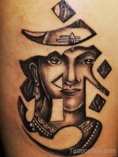 OM Shiva Tattoo