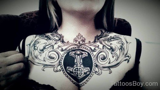 Pagan Tattoo On Chest