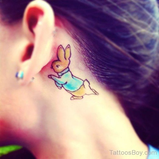 Peter Rabbit Tattoo Design-TB158