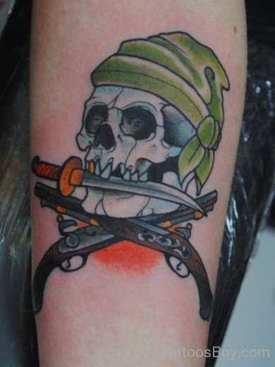 Pirate Skull Tattoo