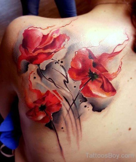 Poppy Flower Tattoo 