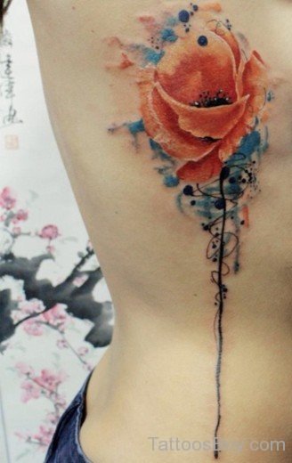 Poppy Flower Tattoo 