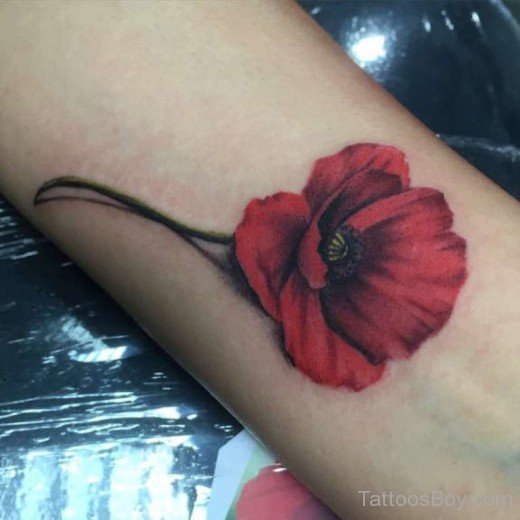 Poppy Flower Tattoo