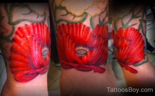 Nice Poppy Tattoo