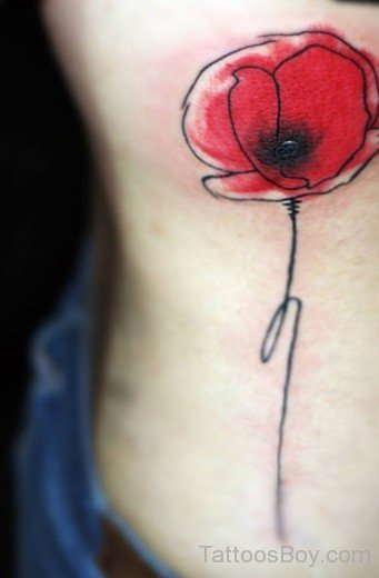 Poppy Tattoo Design 2-TB1064