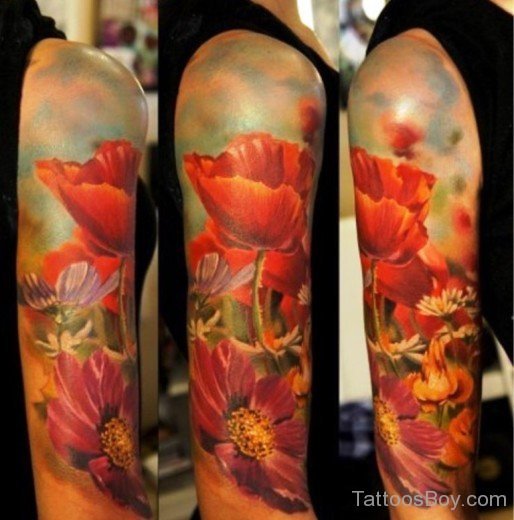 Poppy Tattoo Design 