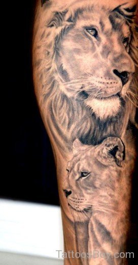 Pretty Lion Tattoo
