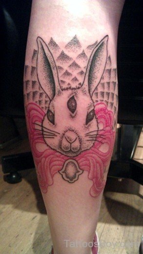 Rabbit Face Tattoo-TB162