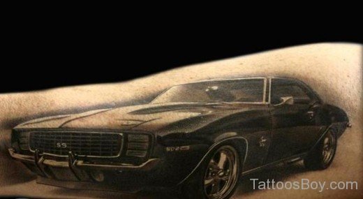 Realistic Car Tattoo