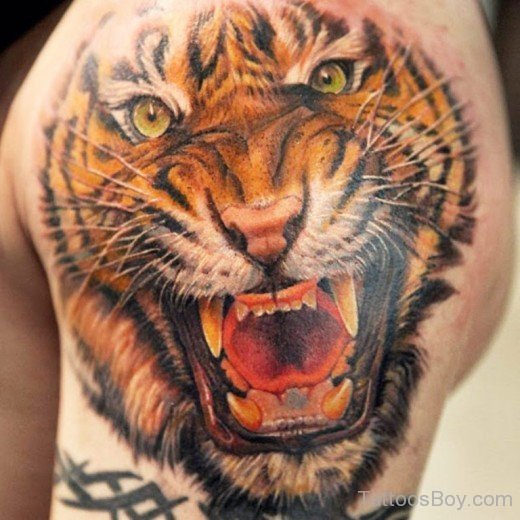 Realistic Tiger Tattoo