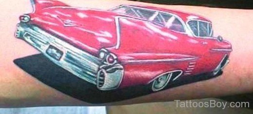 Red Car Tattoo