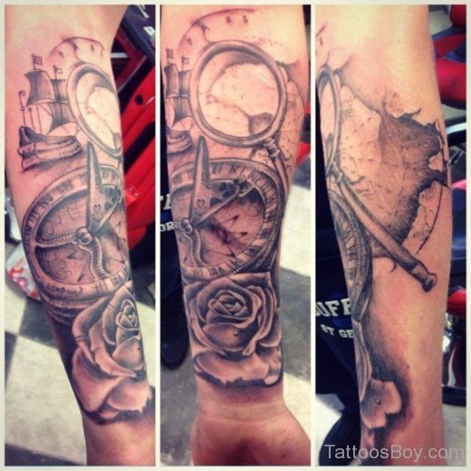 Rose Tattoo On Wrist-TB1079