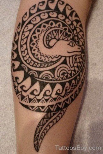 Round Tribal Tattoo