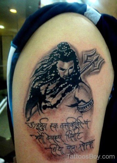 Shiva Tattoo Design for Men-TB166