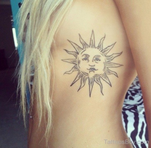 Simple Sun Tattoo-TB1059