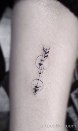 Small Arrow Tattoo 