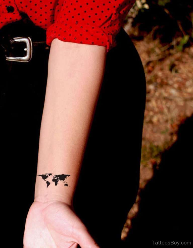 Buy World Map and Compass Temporary Tattoo-minimalism Traveler Fake Tattoo-feminine  Gen Z Temporary Tattoo-tattoo Pack-girl Tattoo Pack Online in India - Etsy