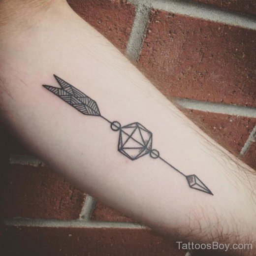 Stylish Arrow Tattoo 