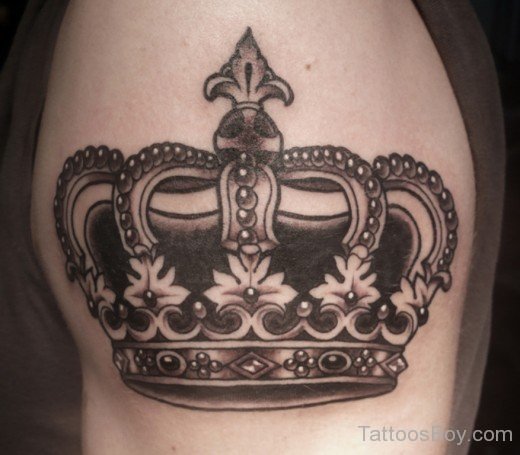 Stylish Crown Tattoo-TB1144