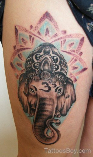 Stylish Ganesha Tattoos-TB1140