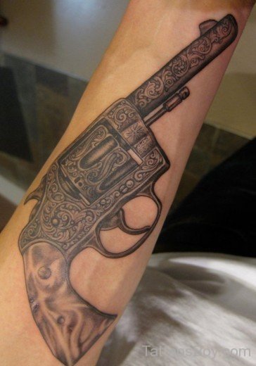 Stylish Gun Tattoo-TB1109