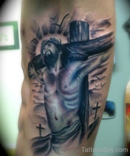 Stylish Jesus Tatto