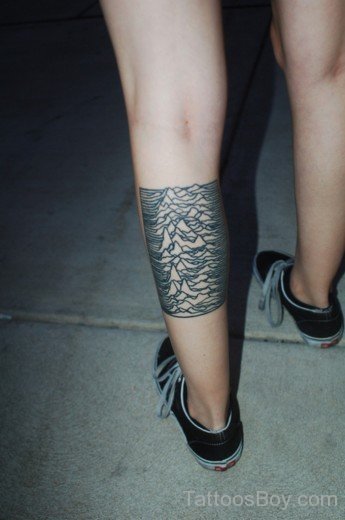 Stylish Leg Tattoo